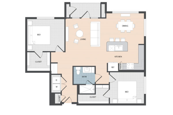 I will draw clean 2D floor plans for real estate listings and marketing